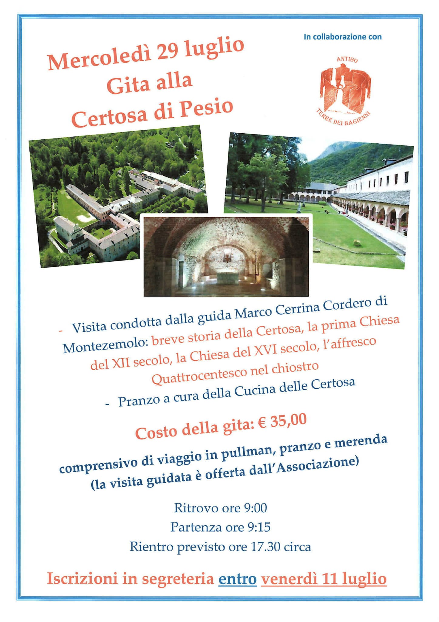 Gita alla Certosa di Pesio